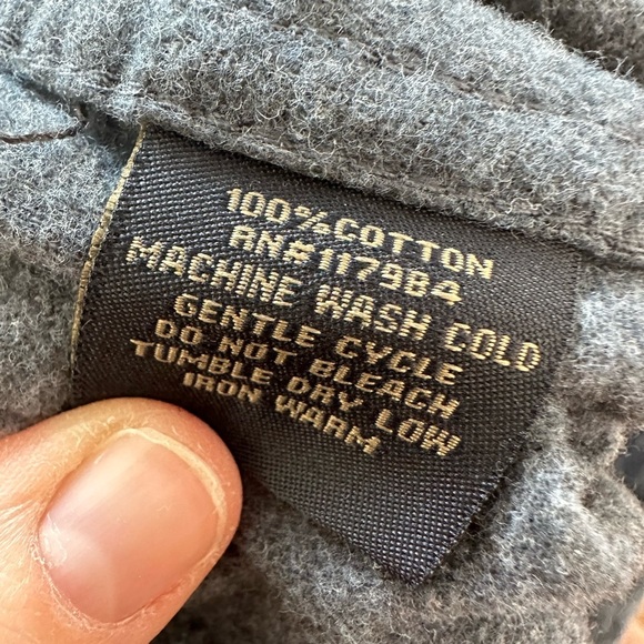 Grizzly mountain Blue 100% cotton Button-Up Shirt - Picture 4 of 4